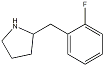 2-[(2-fluorophenyl)methyl]pyrrolidine Structure