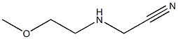 2-[(2-methoxyethyl)amino]acetonitrile 구조식 이미지