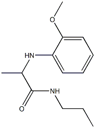 2-[(2-methoxyphenyl)amino]-N-propylpropanamide Structure
