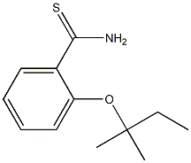 2-[(2-methylbutan-2-yl)oxy]benzene-1-carbothioamide Structure