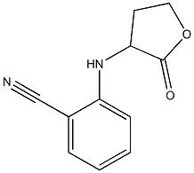 2-[(2-oxooxolan-3-yl)amino]benzonitrile 구조식 이미지