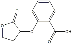 2-[(2-oxooxolan-3-yl)oxy]benzoic acid 구조식 이미지