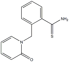 2-[(2-oxopyridin-1(2H)-yl)methyl]benzenecarbothioamide 구조식 이미지