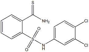 2-[(3,4-dichlorophenyl)sulfamoyl]benzene-1-carbothioamide Structure