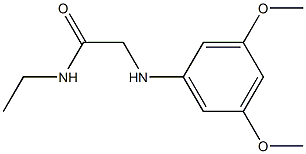 2-[(3,5-dimethoxyphenyl)amino]-N-ethylacetamide 구조식 이미지