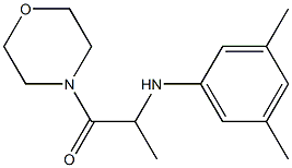 2-[(3,5-dimethylphenyl)amino]-1-(morpholin-4-yl)propan-1-one 구조식 이미지