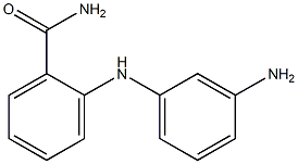 2-[(3-aminophenyl)amino]benzamide 구조식 이미지