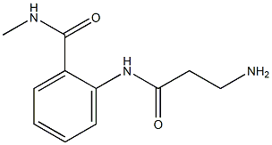 2-[(3-aminopropanoyl)amino]-N-methylbenzamide Structure
