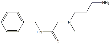 2-[(3-aminopropyl)(methyl)amino]-N-benzylacetamide Structure