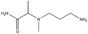 2-[(3-aminopropyl)(methyl)amino]propanamide 구조식 이미지
