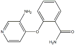 2-[(3-aminopyridin-4-yl)oxy]benzamide Structure
