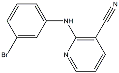 2-[(3-bromophenyl)amino]nicotinonitrile Structure