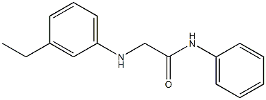 2-[(3-ethylphenyl)amino]-N-phenylacetamide 구조식 이미지