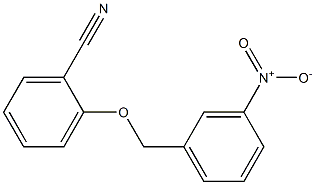 2-[(3-nitrobenzyl)oxy]benzonitrile Structure