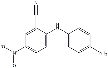 2-[(4-aminophenyl)amino]-5-nitrobenzonitrile Structure