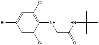 2-[(4-bromo-2,6-dichlorophenyl)amino]-N-tert-butylacetamide Structure