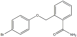 2-[(4-bromophenoxy)methyl]benzamide Structure