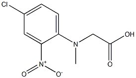 2-[(4-chloro-2-nitrophenyl)(methyl)amino]acetic acid Structure