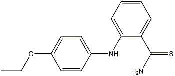 2-[(4-ethoxyphenyl)amino]benzene-1-carbothioamide 구조식 이미지