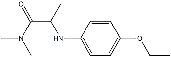 2-[(4-ethoxyphenyl)amino]-N,N-dimethylpropanamide 구조식 이미지