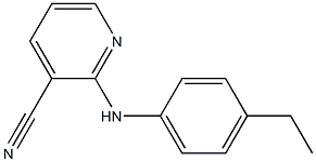 2-[(4-ethylphenyl)amino]pyridine-3-carbonitrile 구조식 이미지