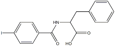 2-[(4-iodophenyl)formamido]-3-phenylpropanoic acid Structure