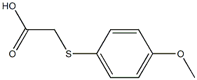 2-[(4-methoxyphenyl)sulfanyl]acetic acid Structure