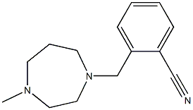 2-[(4-methyl-1,4-diazepan-1-yl)methyl]benzonitrile Structure