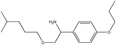 2-[(4-methylpentyl)oxy]-1-(4-propoxyphenyl)ethan-1-amine Structure