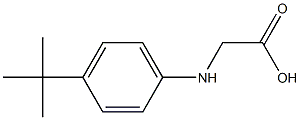 2-[(4-tert-butylphenyl)amino]acetic acid Structure
