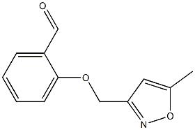 2-[(5-methyl-1,2-oxazol-3-yl)methoxy]benzaldehyde Structure