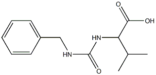 2-[(benzylcarbamoyl)amino]-3-methylbutanoic acid 구조식 이미지