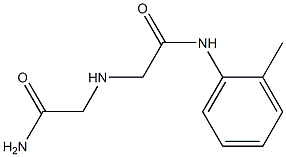 2-[(carbamoylmethyl)amino]-N-(2-methylphenyl)acetamide Structure