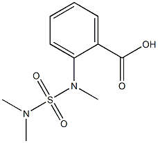 2-[(dimethylsulfamoyl)(methyl)amino]benzoic acid Structure