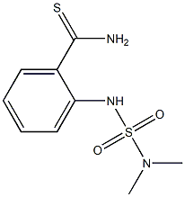 2-[(dimethylsulfamoyl)amino]benzene-1-carbothioamide Structure