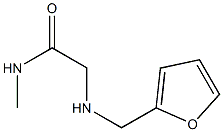 2-[(furan-2-ylmethyl)amino]-N-methylacetamide Structure