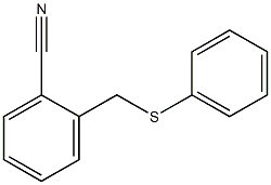 2-[(phenylsulfanyl)methyl]benzonitrile 구조식 이미지