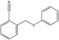 2-[(phenylsulfanyl)methyl]benzonitrile Structure