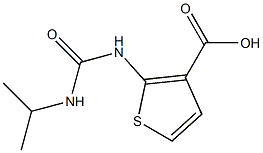 2-[(propan-2-ylcarbamoyl)amino]thiophene-3-carboxylic acid Structure