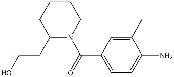 2-[1-(4-amino-3-methylbenzoyl)piperidin-2-yl]ethanol Structure