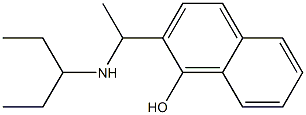 2-[1-(pentan-3-ylamino)ethyl]naphthalen-1-ol Structure