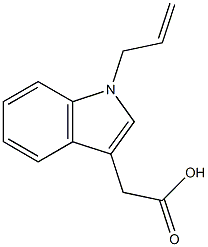 2-[1-(prop-2-en-1-yl)-1H-indol-3-yl]acetic acid 구조식 이미지