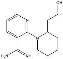 2-[2-(2-hydroxyethyl)piperidin-1-yl]pyridine-3-carboximidamide 구조식 이미지