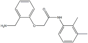 2-[2-(aminomethyl)phenoxy]-N-(2,3-dimethylphenyl)acetamide Structure