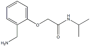 2-[2-(aminomethyl)phenoxy]-N-isopropylacetamide 구조식 이미지