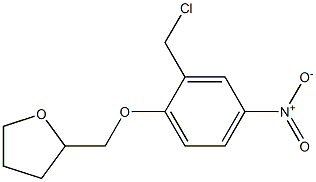 2-[2-(chloromethyl)-4-nitrophenoxymethyl]oxolane Structure