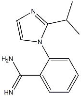 2-[2-(propan-2-yl)-1H-imidazol-1-yl]benzene-1-carboximidamide Structure