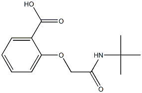 2-[2-(tert-butylamino)-2-oxoethoxy]benzoic acid Structure