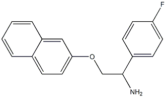 2-[2-amino-2-(4-fluorophenyl)ethoxy]naphthalene Structure