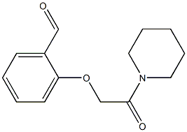 2-[2-oxo-2-(piperidin-1-yl)ethoxy]benzaldehyde 구조식 이미지